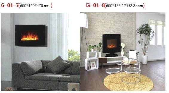 China cheap and good quality wall mounted electric fireplace 5