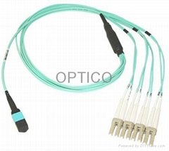 MPO fiber optical patch cord