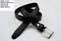 Leather belts 