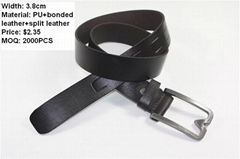 Leather belts 