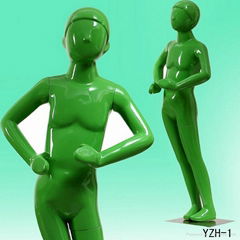 Fiberglass glossy kids boys mannequin