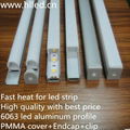 High quality with best price 6063 aluminum led aluminum profile  1