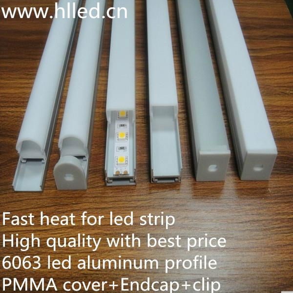 High quality with best price 6063 aluminum led aluminum profile 