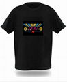 EL Sound activated T-shirt 2