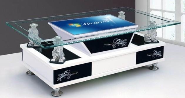 Interactive Touch Screen Table 40points 46inch Multitouch Table  2