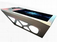 High Touch Screen Resolution LCD Advertising Interactive Table IR 