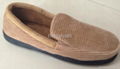 Corduroy with coral fleece men slipper 41-46 1