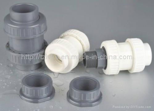 PVC Double Union Check Valve 2