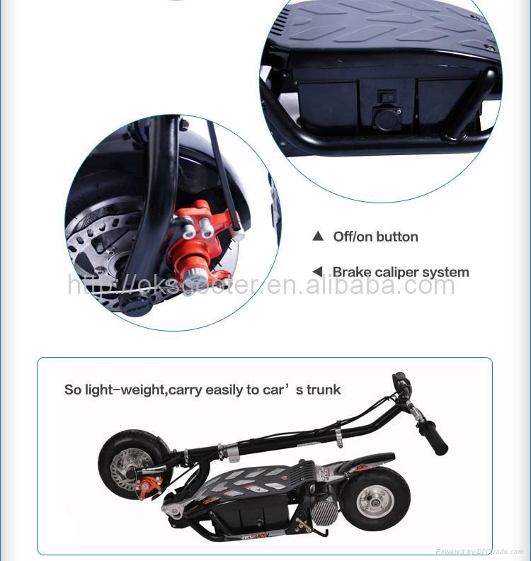 2014 new hot 300w kids' mini electric scooter 3