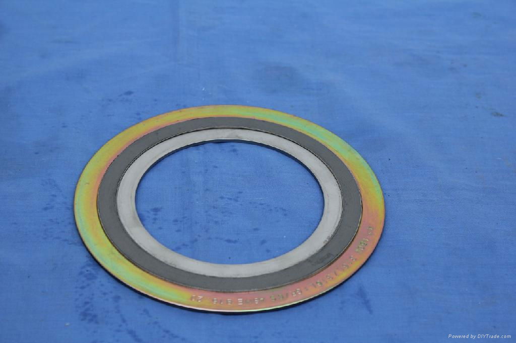 Metal serrated gasket with outer ring 3