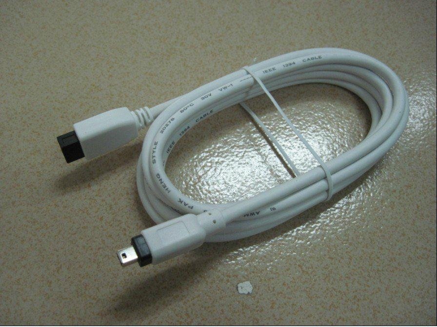 High speed IEEE1394 9P to 6P Firewire cable 4