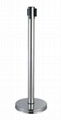 stainless steel crowd control stanchion 1