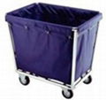 stainless steel laundry cart