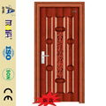 steel door with stainless steel door lock