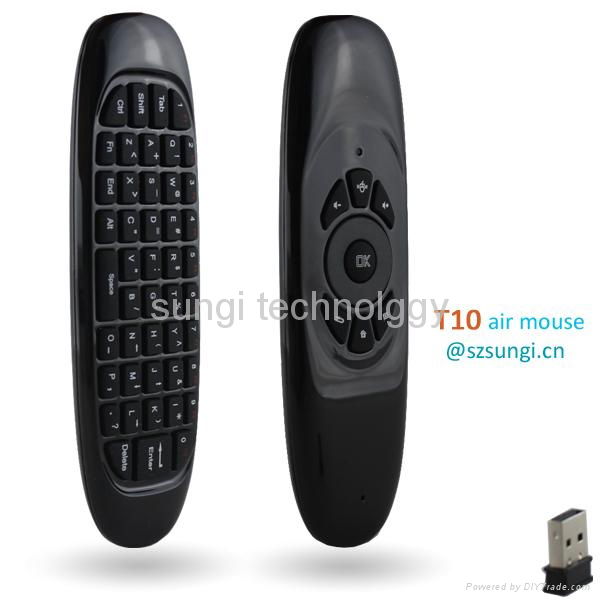 fly air mouse with QWERTY keyboard android tv remote control