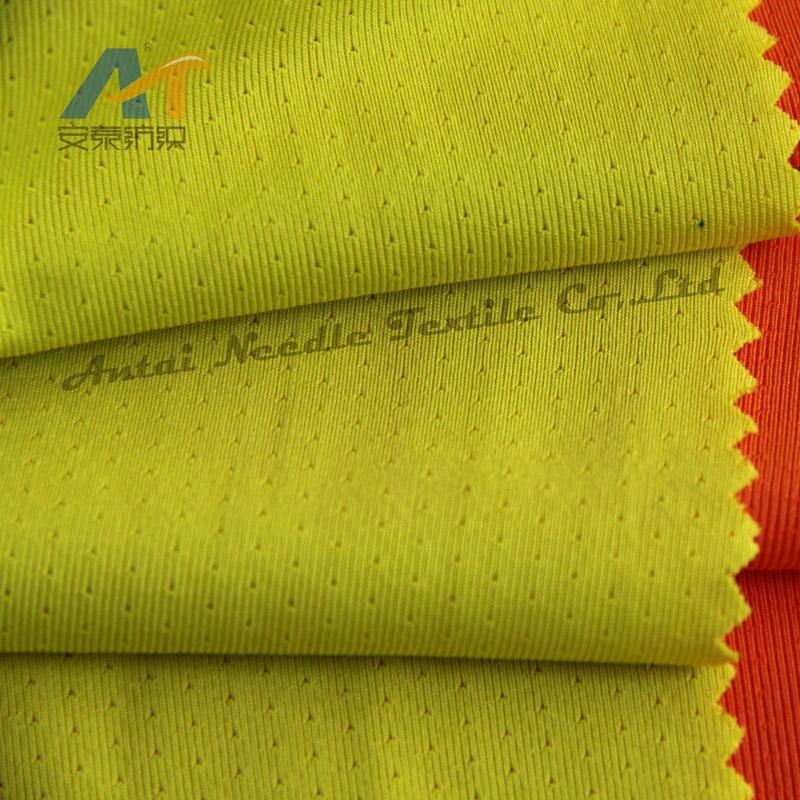 Spandex eyelet mesh fabric with breathable coating for garments 2