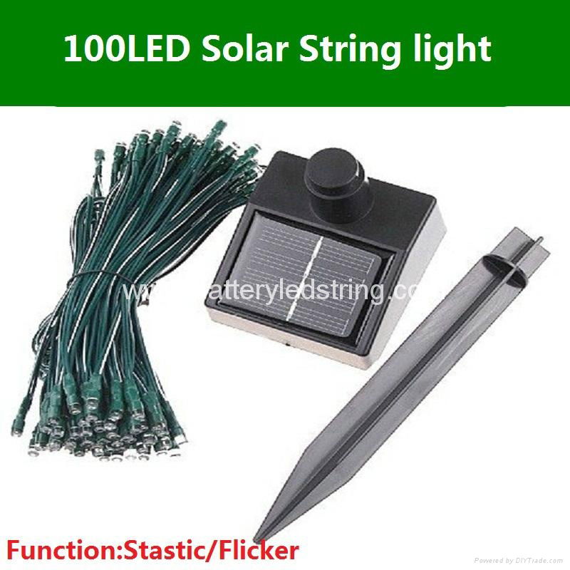 17m 100LED Blue Solar LED Fairy Light 2