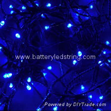 17m 100LED Blue Solar LED Fairy Light 3