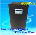 6KVA UPS 4000W Inverter with Charger Pure Sine Wave DC 48V 96V AC 230V LCD
