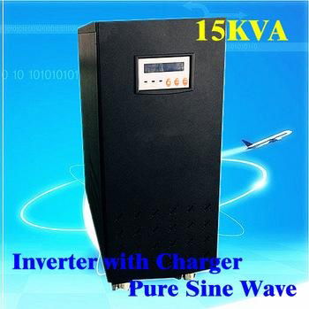 15KVA UPS 10000W Inverter with Charger Pure Sine Wave DC 96V 192V AC 230V LCD