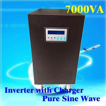 5000W Inverter with Charger Pure Sine Wave DC 192V 7KVA on Line UPS no Battery