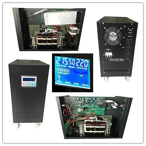 Inverter with Charger Pure Sine Wave 6000W UPS DC 192V AC 230V LCD display   3