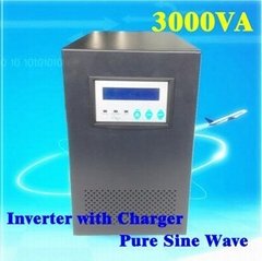 Inverter with Charger Pure Sine Wave 2000W 3000VA on Line UPS