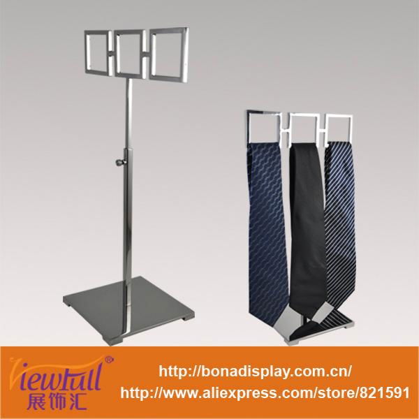 Foshan manufacture metal functional stand necktie display BN-1808