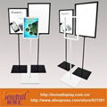 floor standing POP poster board stands display stand