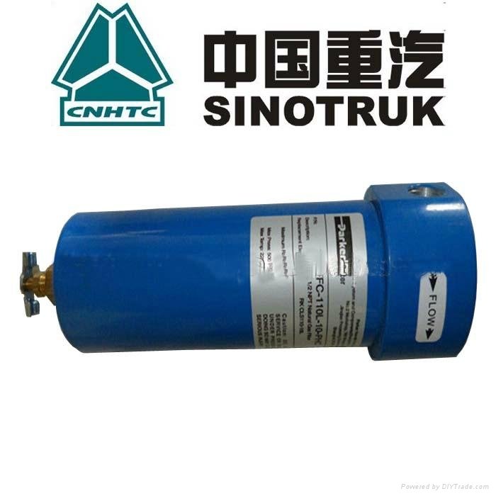 Sinotruk howo truck spare parts, truck filter