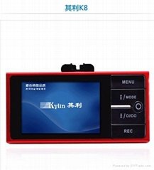 Twin lens driving recorder