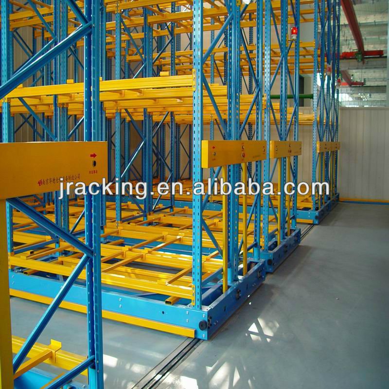 electric mobile shelving system