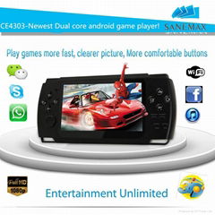 2014 Best selling 4.3" Dual core android 4.2 RK3028 smart game console