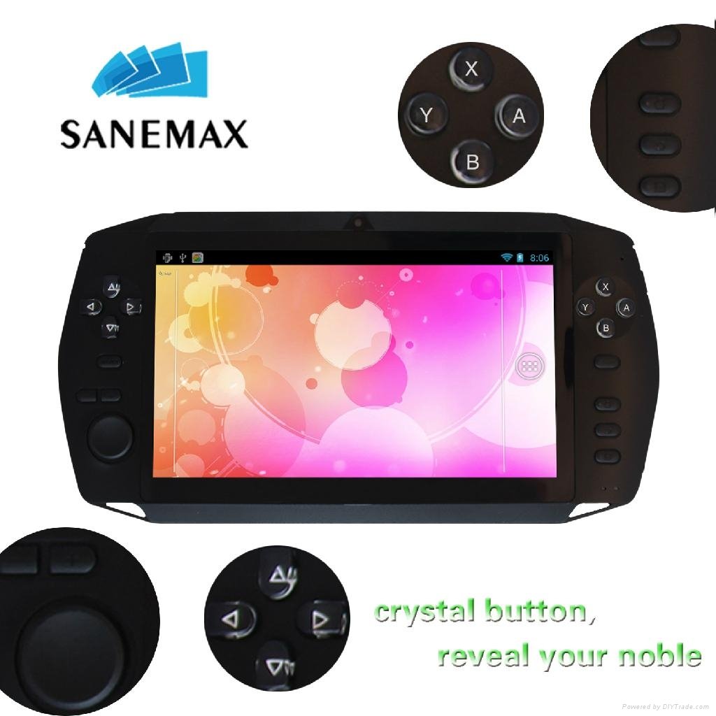 7inch android smart wirelss tv game console 512M+8G  4