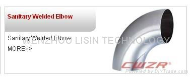 sanitary quick install elbow 3