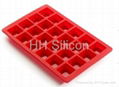 silicone mini brownie mould