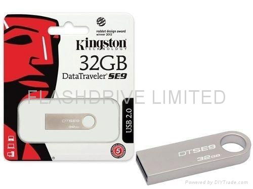 Brand New Kingston metal USB DT SE9 DTSE9H 32GB DTSE9 32G 32 Flash Pen Drive 