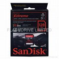 Brand New SanDisks Extreme 128GB SD SDHC Class 10 45MBS UHS-I Memory Card Retail 1