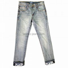 Children Classical Jeans Cotton Pants