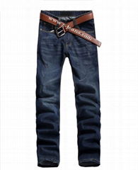 Men Latest Fashion Jeans Straight-and-Narrow Hight Quality Design Denim