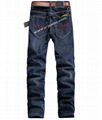 Men Latest Fashion Jeans Straight-and-Narrow Hight Quality Design Denim 2