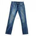 White Wash Jeans Pants  Popular Blue