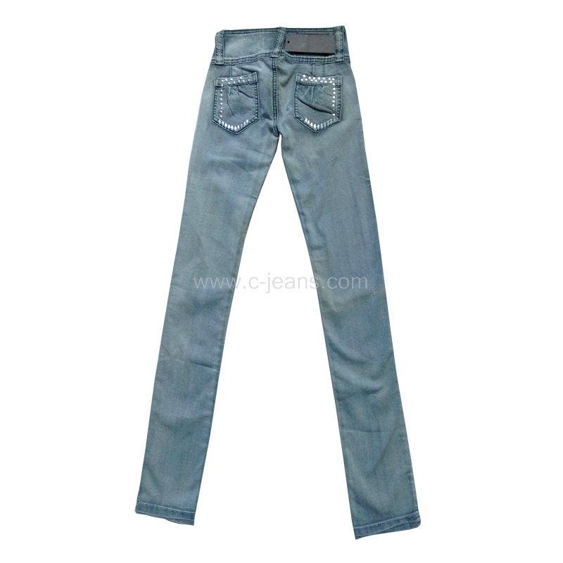 Wholesale Peru Denim Jeans Women Stretch Skinny Denim Jeans 2