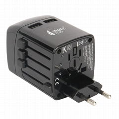 2014 LONGRICH travel adapter with Double USB