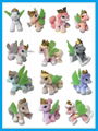 color changing small animal plastic toys