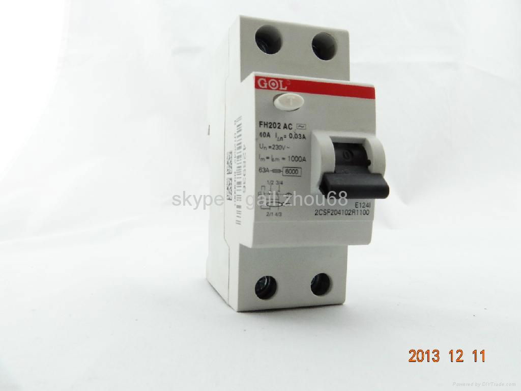 FH202 Residual Current Circuit Breaker ABB