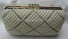 Beads evening bag