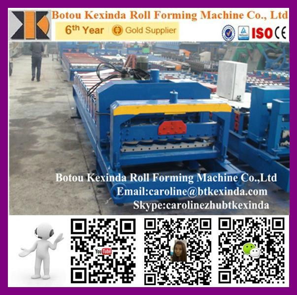 1100 glazed tile roll forming machine