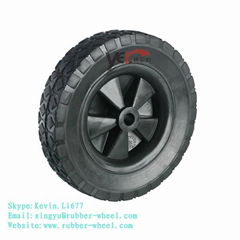 8" Lawn Mower Rubber Wheel With Diamond pattern  