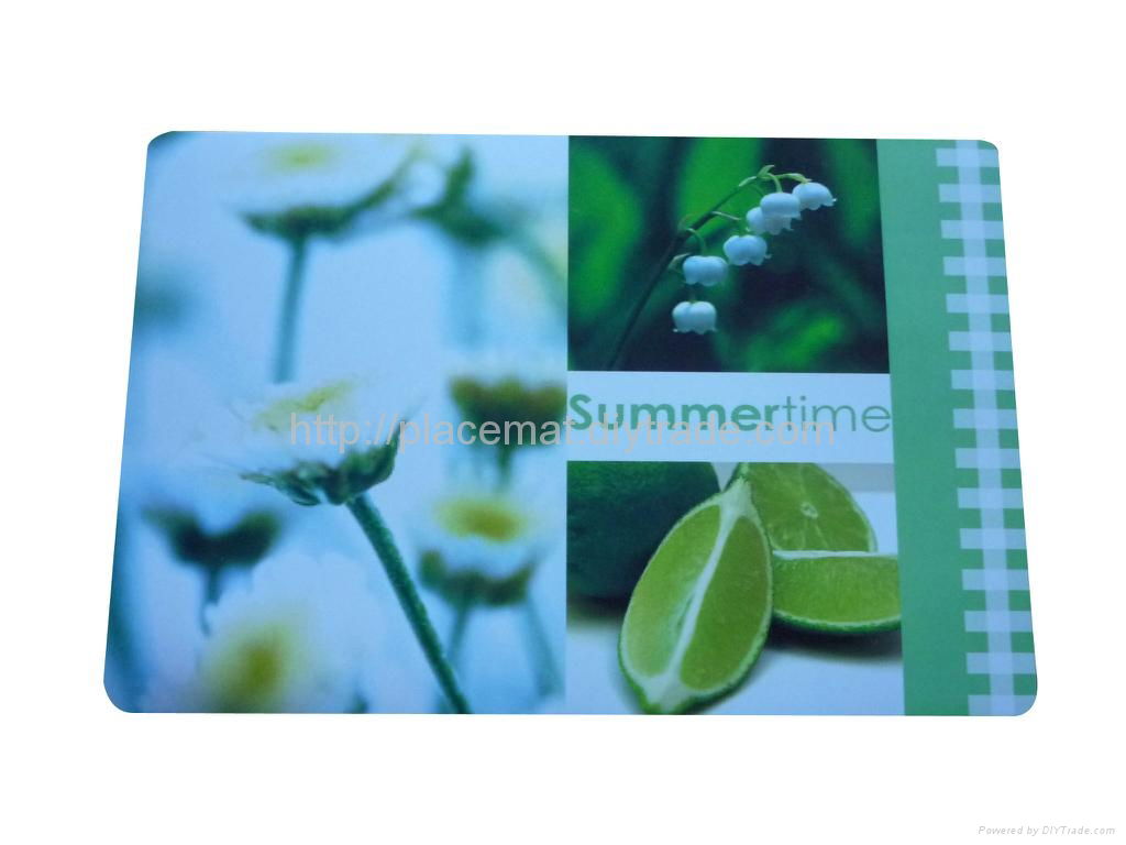 buy PP white plastic eco-friendly printing placemats  1
